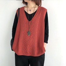 Women Sleeveless Knitted