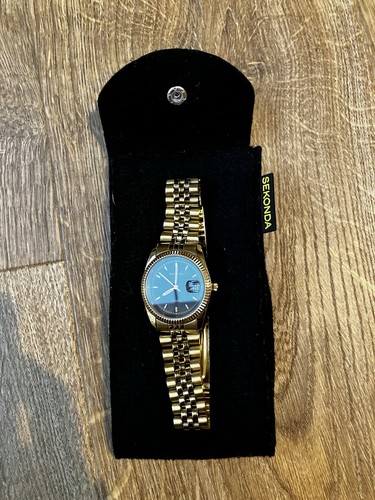 Sekonda watch gold - sekonda, watch,