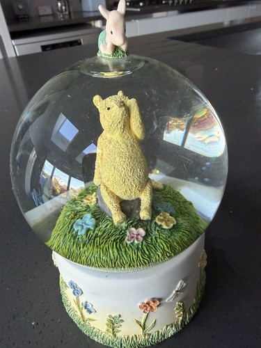Winnie the poo snow globe - the,