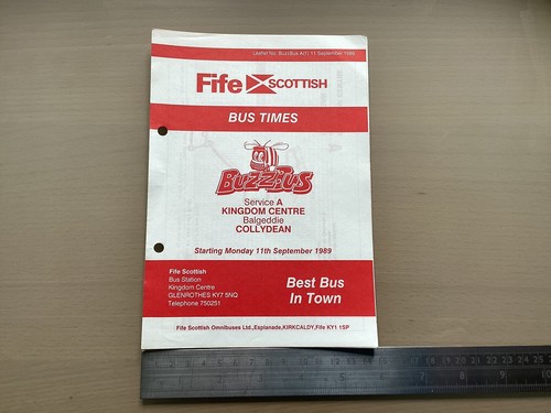 Fife scottish bus group route - fife,