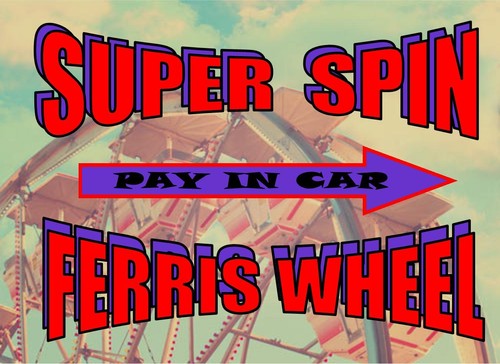 Ferris wheel vintage style - vintage,