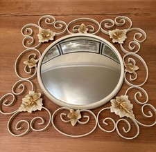 Vintage 1950s Convex Mirror