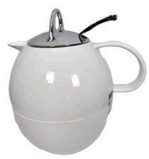 Elia Egg Shaped Thermo Flask Designer 1 Litre Jug Hot or Cold Elegant MCM 