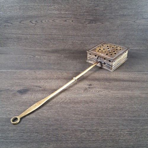 Vintage brass fireplace bed - brass,
