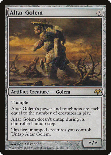 Altar golem mtg - golem,