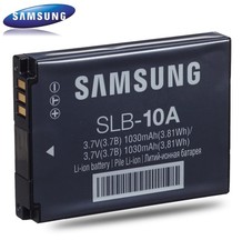 Samsung SLB-10A Battery for ES55 ES60 PL50 PL55 PL60 PL65 PL70 WB150F WB200F