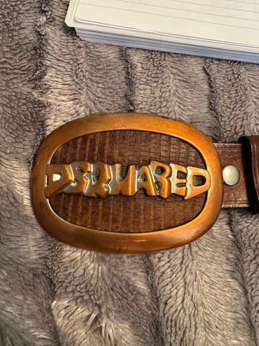 Dsquared2 vintage large buckle - dsquared2,