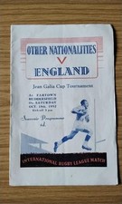 Rugby League Programme
