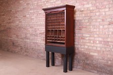 19th Century Mahogany Tambour