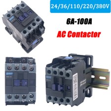 6A - 100A Amp AC Contactor