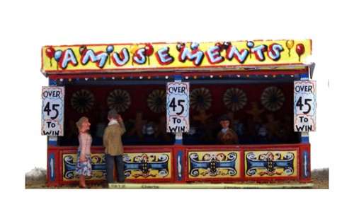 Darts side stall fairground - darts,