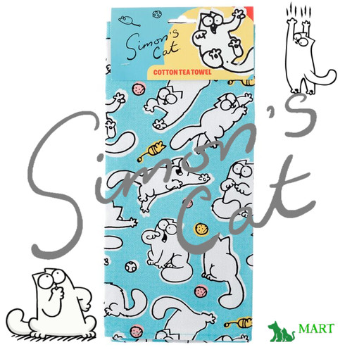 Cotton tea towel simon - cotton,