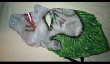 Batman Arkham City The Joker Rubber Mask Adult Halloween Costume Supervillain