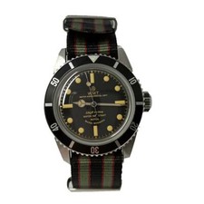 Walter Mitt Sea Bond Steel Automatic Black Vintage Diver Nato Unisex Watch