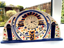 Hand Painted Viva Matisse Mantle Clock Hermle Movement
