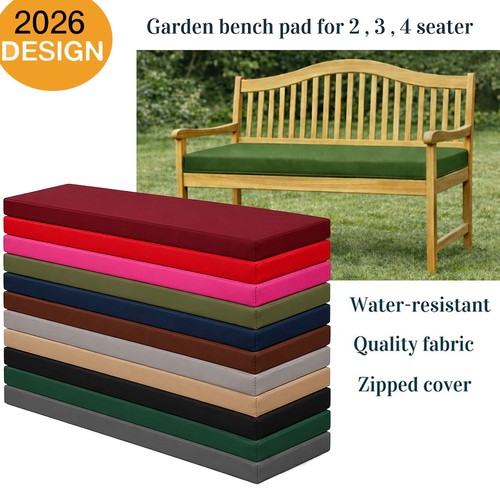 Outdoor garden cushion bench - garden,