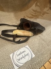 Leather shot flask storage