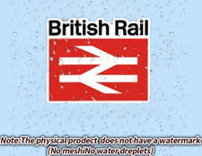 BRITISH RAIL Logo Adhesive