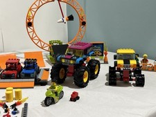 Lego City Stunt Show Arena 60295 Incomplete Set Monster Truck Motorbike Ramps