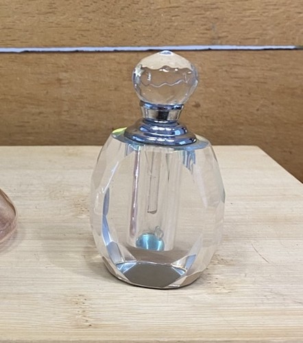 Clear glass vintage - glass, perfume