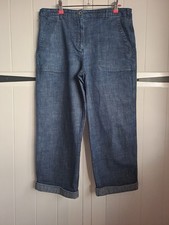 Fab pair of dark denim TOAST ankle grazer jeans 12 easy 14