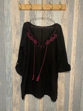 BHS Size L Black Pink