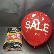 BSA 17" Round "SALE" Balloons - 50 Pack (RED)