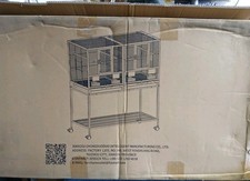 Double bird cage wheels - bird,