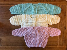 Hand Knitted Baby Cardigans