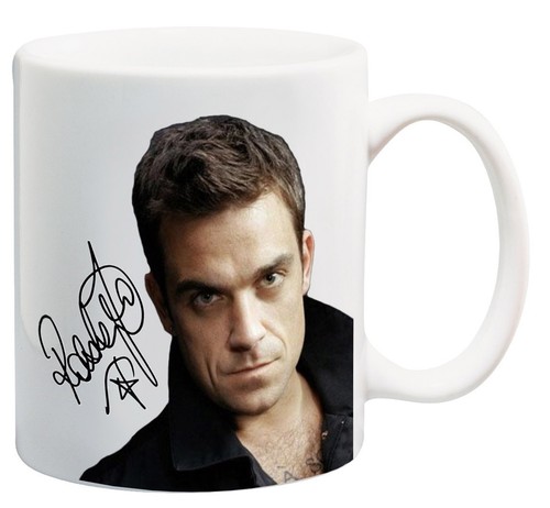 Robbie williams autographed - robbie,