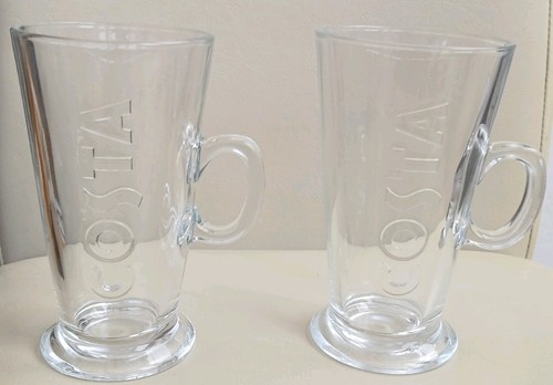 Costa coffee latte glasses - costa,