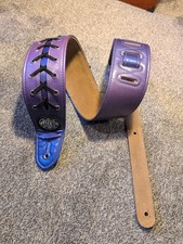 Gaucho Purple Lace Guitar Strap - Prince Style