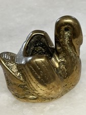 Swan Heavy Solid Brass Small