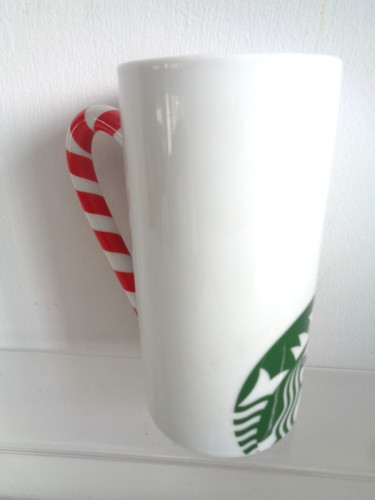 Starbucks white candy cane - starbucks,