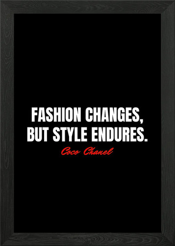 Coco chanel quotes framed wall - framed,