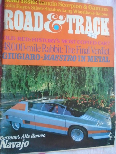 Road track sep 1976 - &,