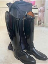 Ladies Dressage Patent Konigs Boots, Size 5, New