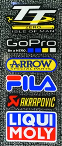 Motorcycle sticker decal sheet - decal,