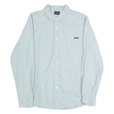 OAKLEY Mens Plain Shirt Blue Long Sleeve L