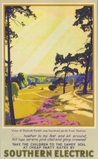 Southern Railway Oxshott Surrey Railway  Poster A3 Print