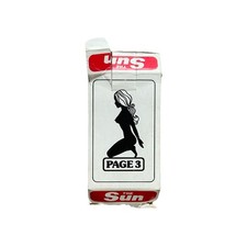 The Sun Page 3 Playing Cards