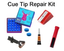 Pool snooker cue tip repair - cue,