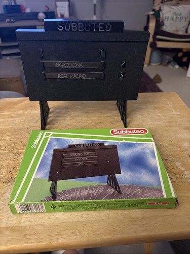 Boxed subbuteo scoreboard ref - boxed,