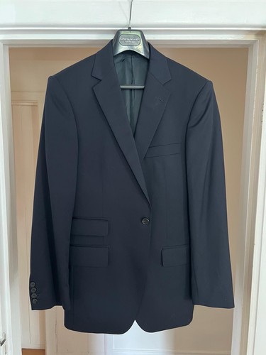 Gieves hawkes navy blue suit - &,