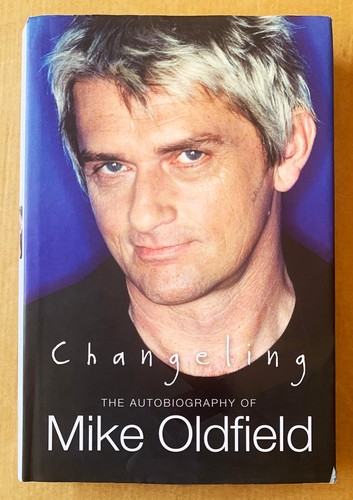 Mike oldfield signed hardback - oldfield,