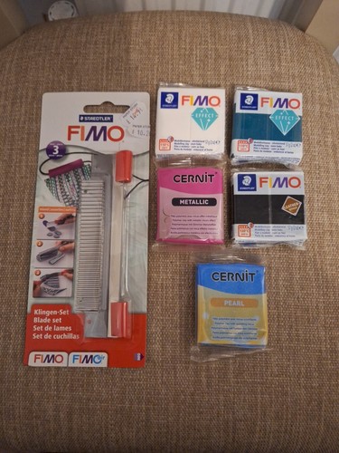 Fimo and cernit polymer clay - and,
