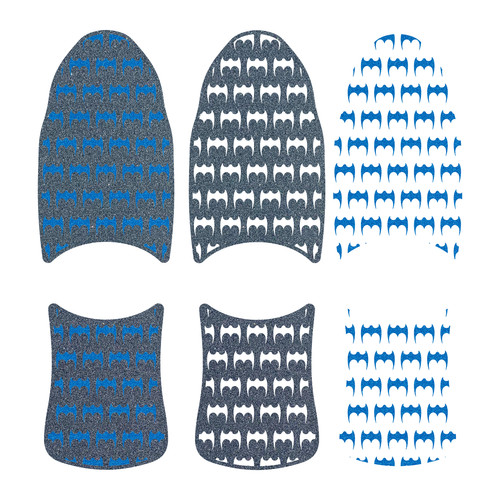 Piece die cut grip - grip, tape