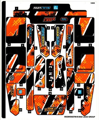Lego sticker set from - set, (only)