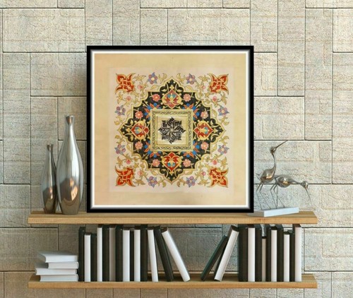Arabic art hand painted - art,