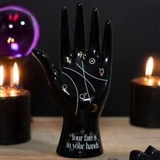 Palmistry Hand Ornament Black